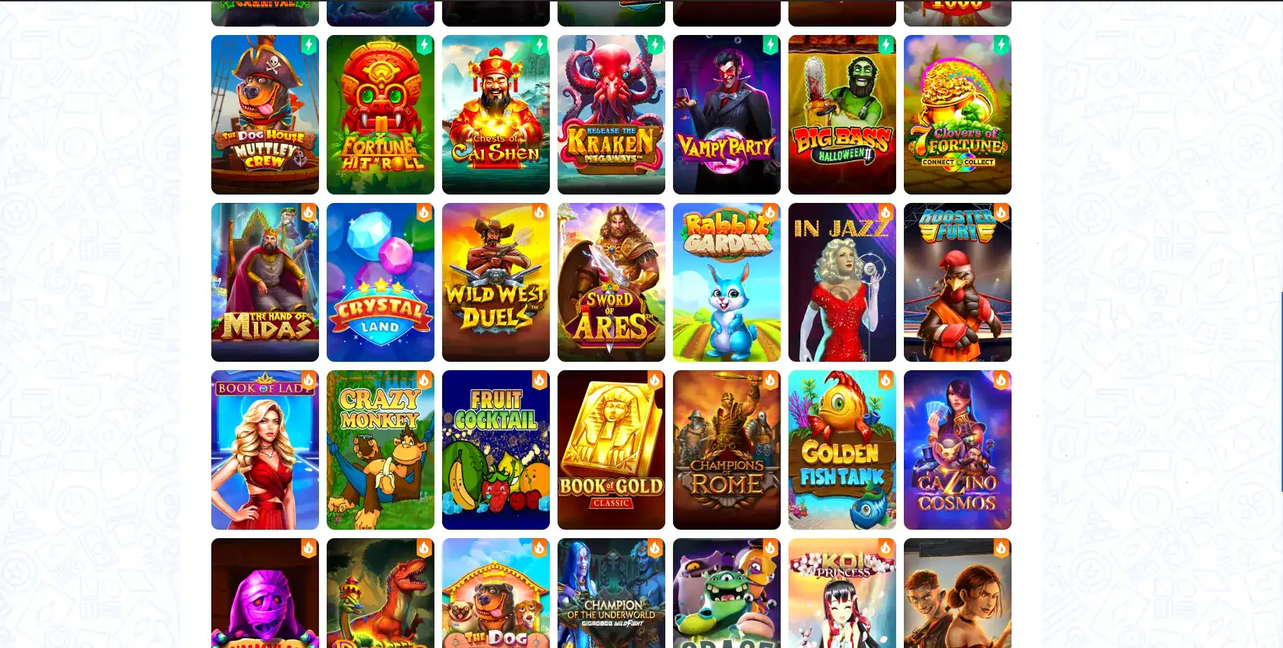 Игровой процесс в казино Фаст Пари